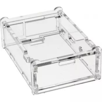 Akrilinis dėklas Raspberry Pi B+ RB-Case+01 Skaidrus — apsauginis korpusas Raspberry Pi B+