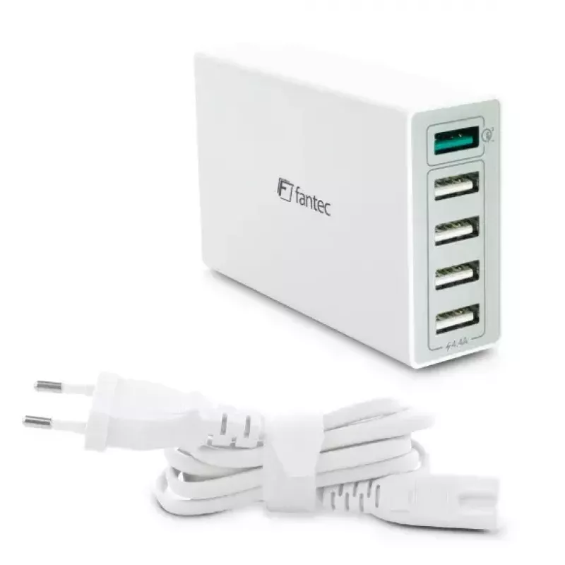 Fantec QC3-A51 Universal White AC greitasis įkroviklis patalpoms