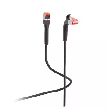 Tinklo kabelis Flexline FL31-29055 Cat6a U/FTP (STP) juodas, 5 m, RJ-45 – RJ-45, auksuoti kontaktai