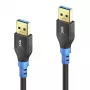 USB laidas PureLink FI-U310-010 1 m USB 3.2 Gen 1 juodas mėlynas