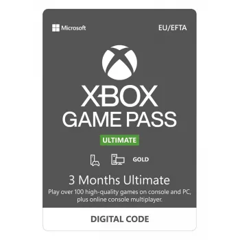 Game Pass Ultimate Microsoft Xbox Live 3 mėnesiai