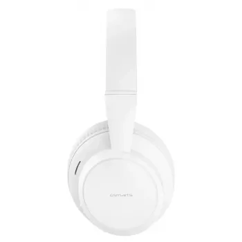 Ausinės 4smarts SkyBuds Wave – laidinės ir belaidės, Bluetooth, USB-C, apgaubiančios, galvos lankas, 20–20000 Hz, 0,3 m laidas, balta