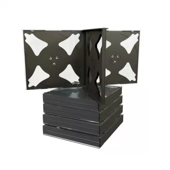 Jewel dėklas MediaRange BOX34-6 6 diskų Juoda