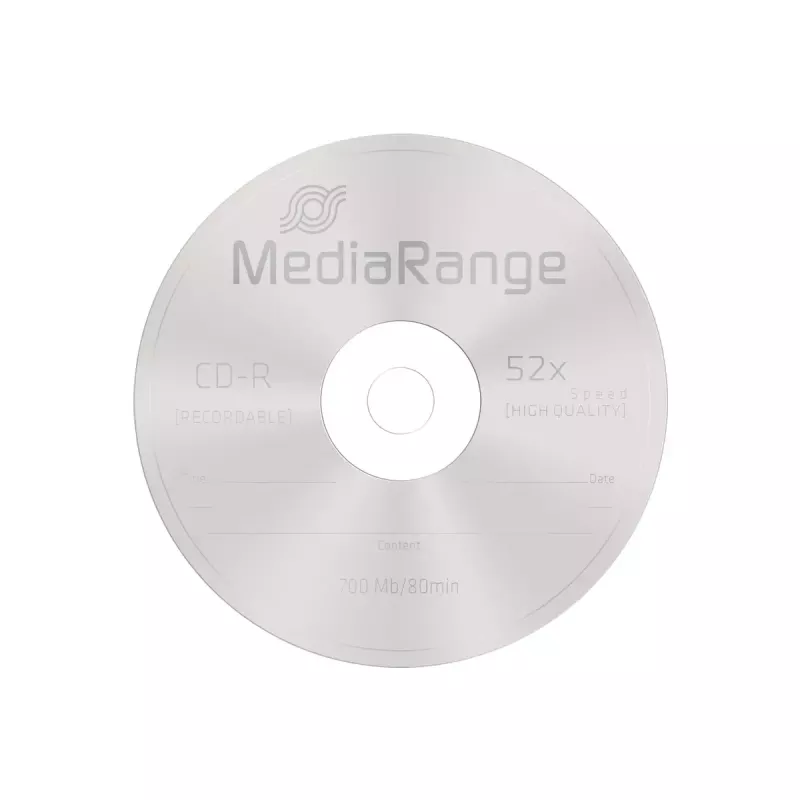 CD-R kompaktiniai diskai MediaRange MR201 700 MB 52x 25 vnt.
