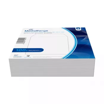 Popierinis vokas optiniams diskams MediaRange BOX66 1 diskas Baltas