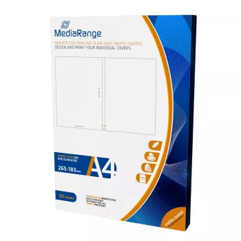 MediaRange MRINK122 Spausdinimo popierius A4 matinis 50 lapų baltas