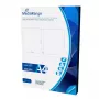 MediaRange MRINK123 Blu-ray dėklų įdėklai, 265 x 149 mm, 130 g/m², matiniai balti, 50 lapų