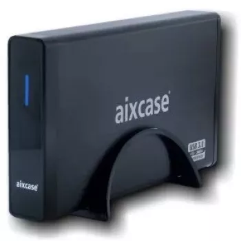 Išorinis diskų dėklas Aixcase AIX-BL35SU3 Juodas 3.5 colio