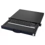 Klaviatūra AIXCASE AIX-19K1UKUSTP-B USB QWERTY JAV išdėstymas Juoda