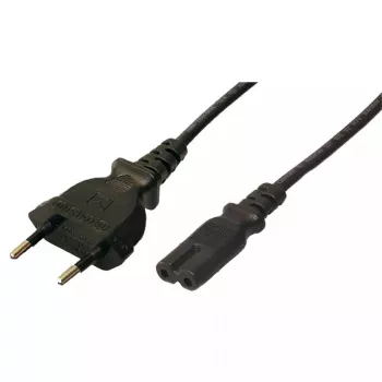 Maitinimo laidas LOGILINK CP092 1,8 m — C tipo kištukas į C8 movą, 250V 2,5A, juodas