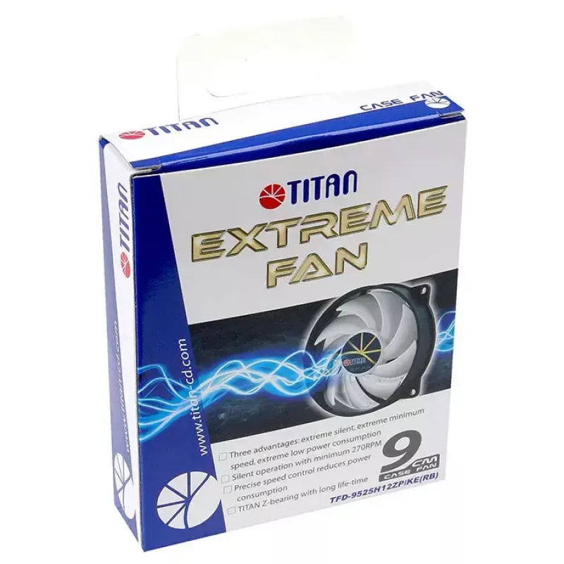 Ventiliatorius Titan TFD-9525H12ZP/KE(RB) 95 mm