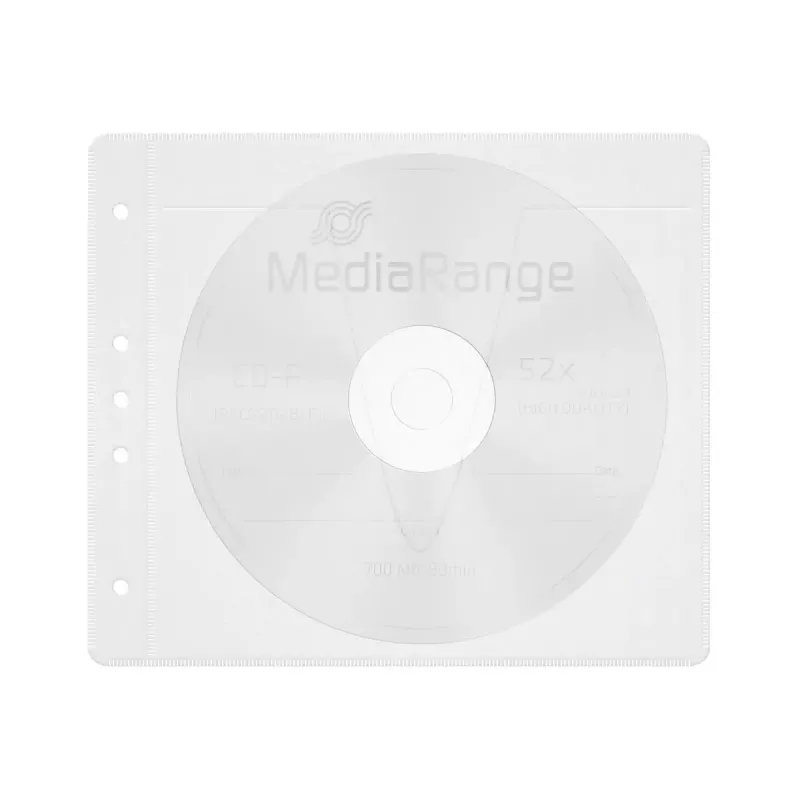 Kišenė diskams MediaRange BOX60 2 diskams Balta