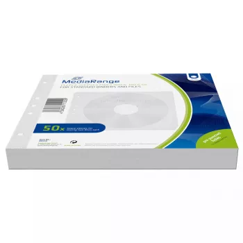 Kišenė diskams MediaRange BOX60 2 diskams Balta