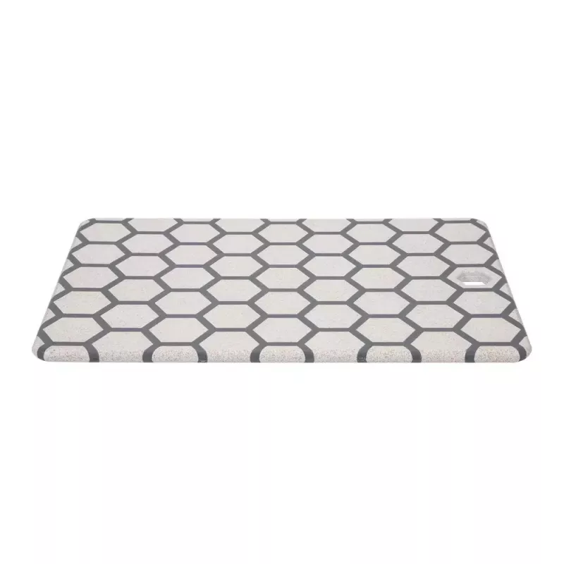 Resto Kitchenware 95402 Stačiakampė plastikinė pjaustymo lentelė Pilka Balta