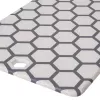 Resto Kitchenware 95402 Stačiakampė plastikinė pjaustymo lentelė Pilka Balta