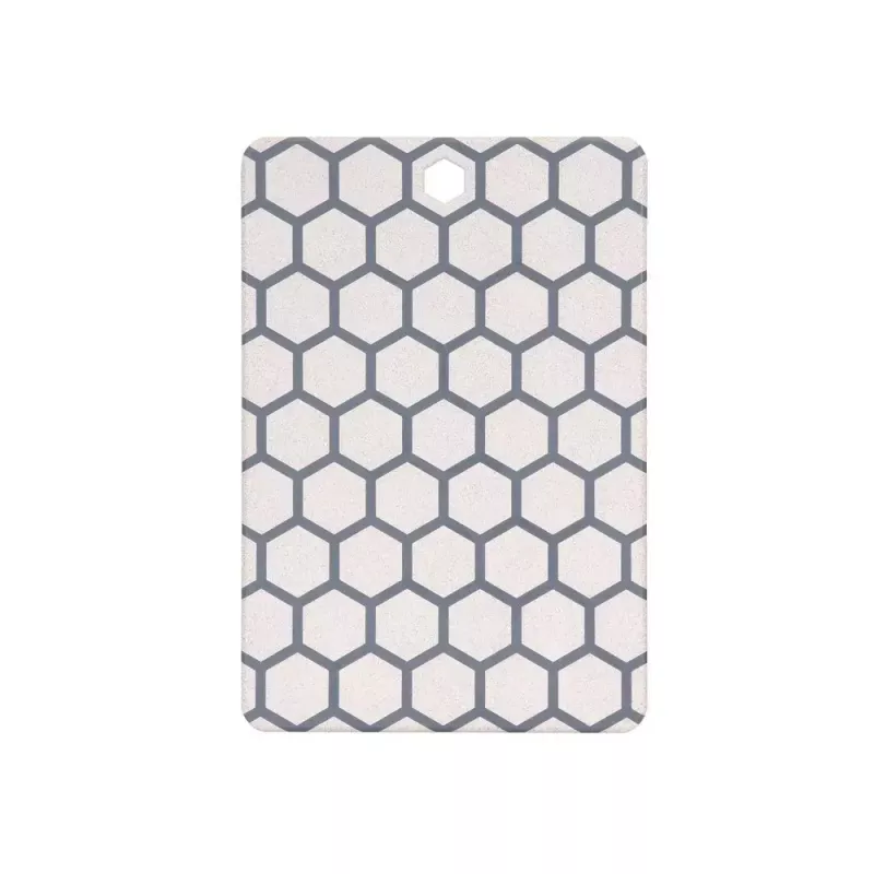 Resto Kitchenware 95402 Stačiakampė plastikinė pjaustymo lentelė Pilka Balta