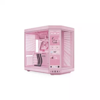 Jutiklinis monitorius HYTE Y70 Touch Display Upgrade Strawberry Milk – 14,5 colio rožinis jutiklinis ekranas