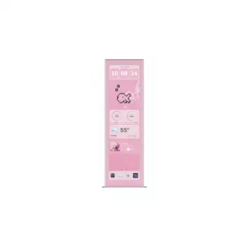 Jutiklinis monitorius HYTE Y70 Touch Display Upgrade Strawberry Milk – 14,5 colio rožinis jutiklinis ekranas