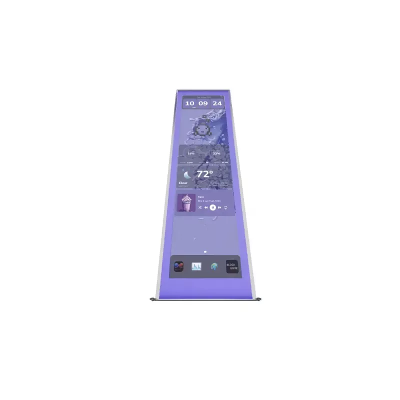 HYTE Y70 Touch Display Upgrade Taro Milk 14.9 colio jutiklinis ekranas violetinis