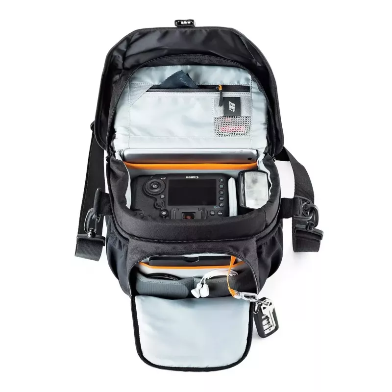 Pečių krepšys Lowepro Nova 170 AW II, juodas