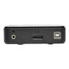 KVM jungiklis 2 prievadų DisplayPort Tripp Lite B004-DP2UA2-K, 4K@60Hz, USB klaviatūra/pelė, garsas, kabeliai