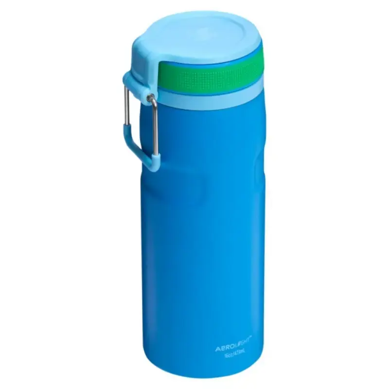 Termosas STANLEY IceFlow Bottle Twist Flip 0.47L mėlynas – dvigubos sienelės vakuuminė izoliacija 470 ml