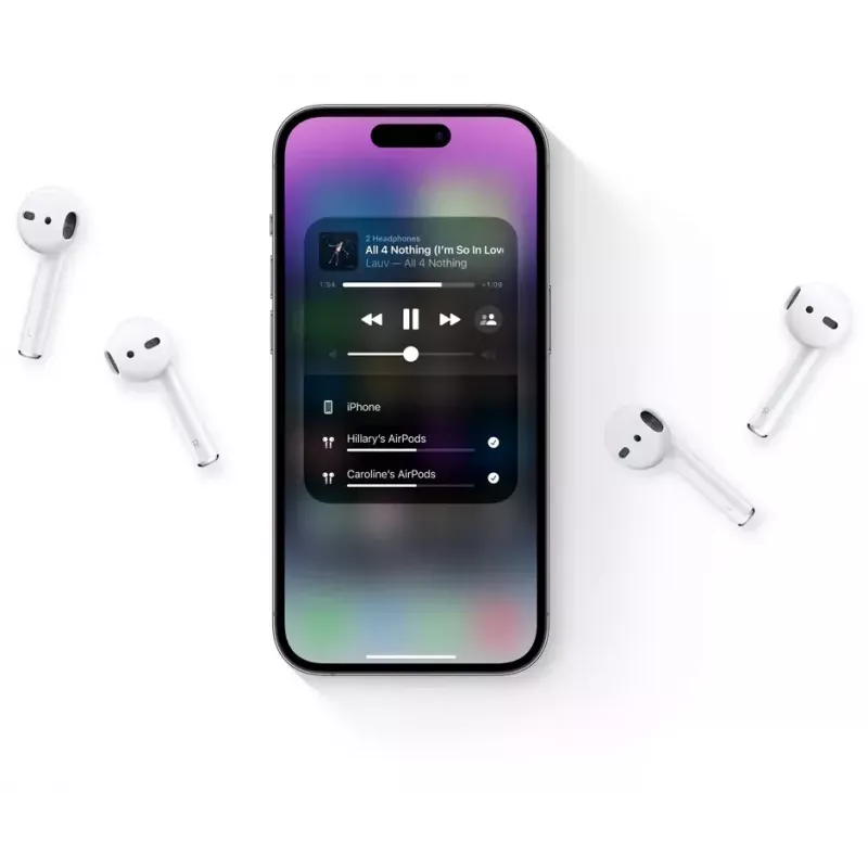 Belaidės ausinės Apple AirPods (2-osios kartos)