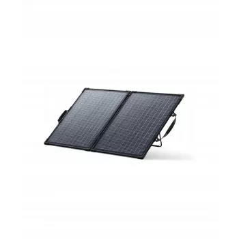 Sulankstomas bifacialinis saulės kolektorius Anker Solix PS100 100W, nešiojamas sulankstomas dizainas