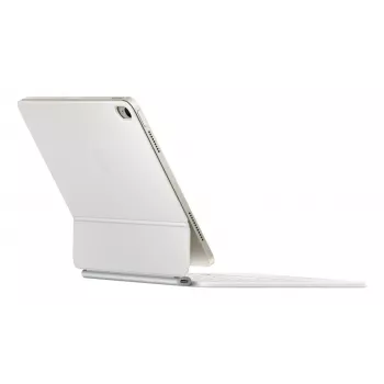 Apple Magic Keyboard QWERTY Danish Baltas su Trackpad