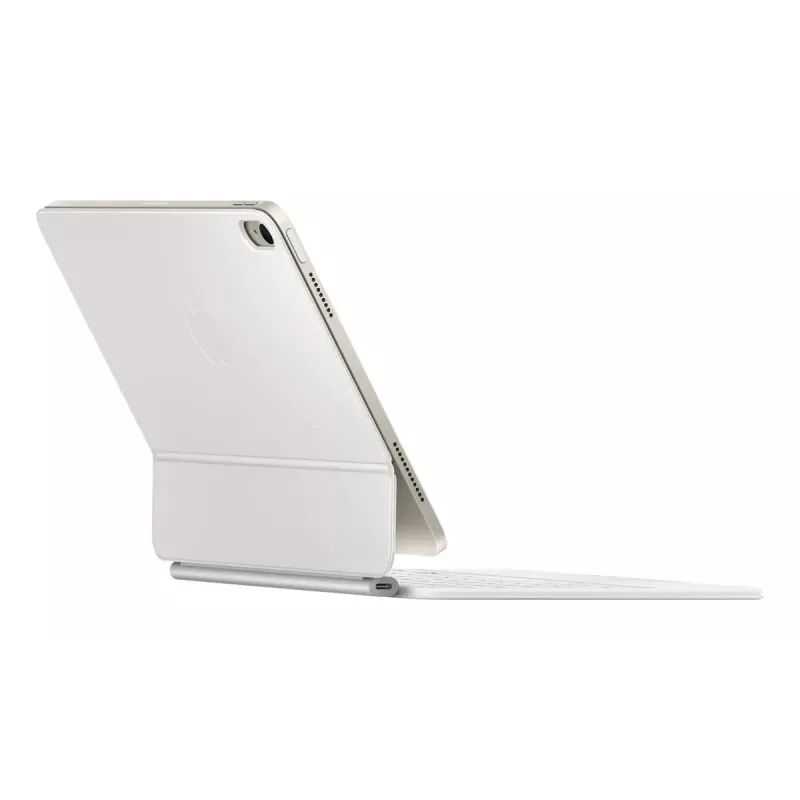 Apple Magic Keyboard QWERTY Danish Baltas su Trackpad