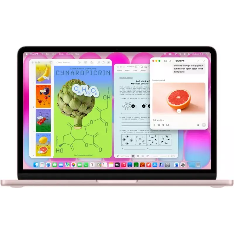 Nešiojamas kompiuteris Apple MacBook Neo 13 colių — A18 Pro (6 branduolių CPU, 5 branduolių GPU), 8 GB RAM, 512 GB SSD, Touch ID, Lime