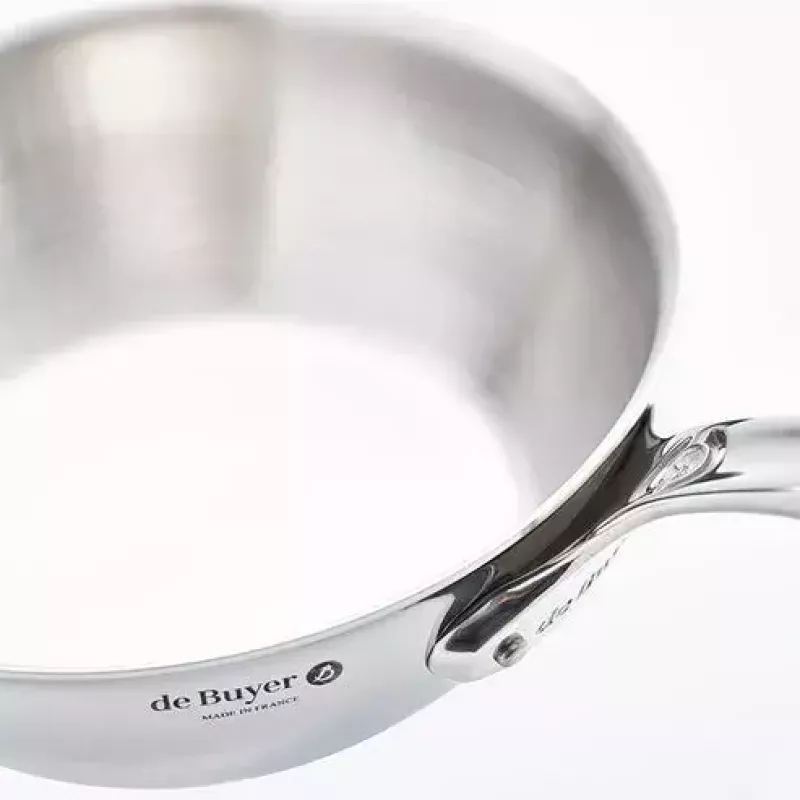 Keptuvė wok de Buyer 3736.24 Apvali Nerūdijantis Plienas 24 cm