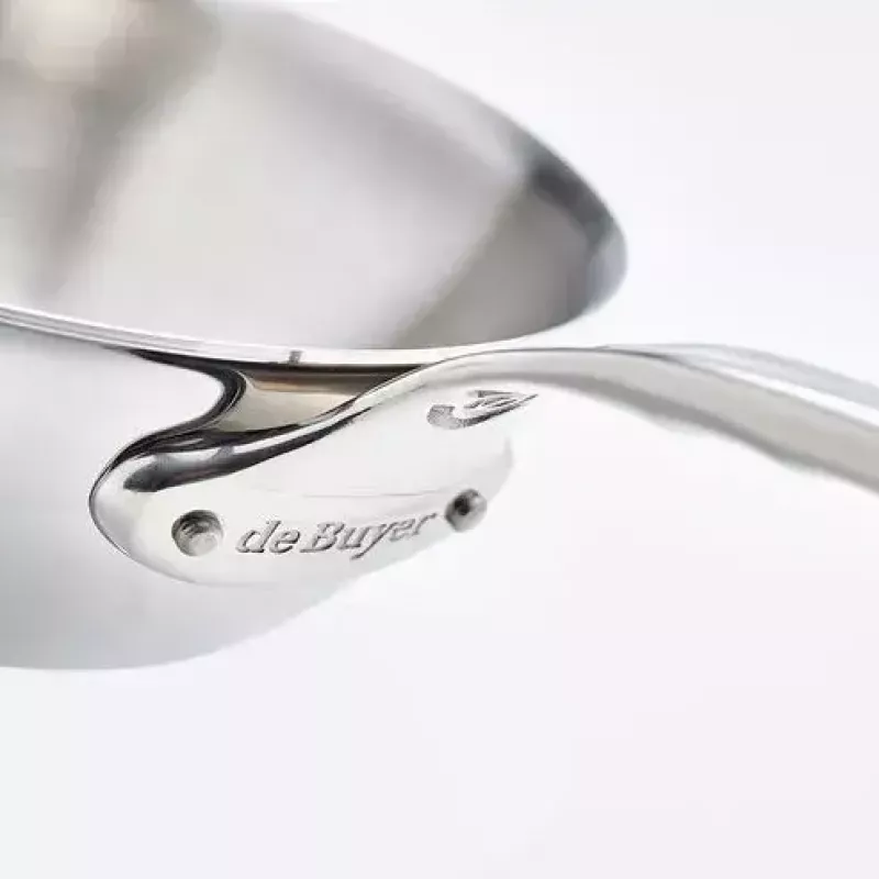 Keptuvė wok de Buyer 3736.24 Apvali Nerūdijantis Plienas 24 cm