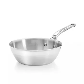 Keptuvė wok de Buyer 3736.24 Apvali Nerūdijantis Plienas 24 cm