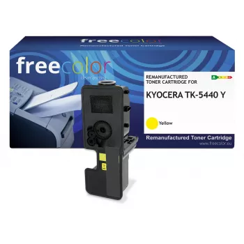 Tonerių kasetė FREECOLOR K16582F7 suderinama su Kyocera, Geltona, išeiga 2400 puslapių, 1 vnt.