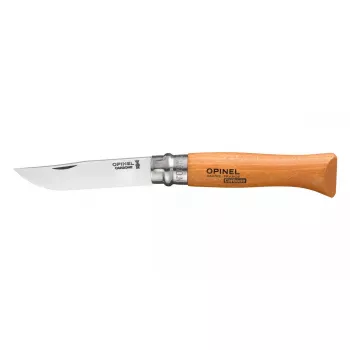 Opinel Nr. 09 Barlow sulankstomas peilis su medine rankena ir anglinio plieno geležte