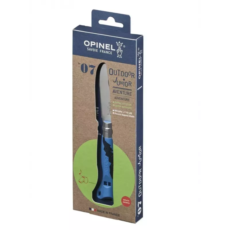 Peilis Opinel N°07 Camper/Scout Blue 001898 sulankstomas ašmenimis