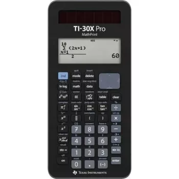Mokslinis skaičiuotuvas Texas Instruments TI-30 X Pro MathPrint — 2 eilučių ekranas, maitinamas baterija