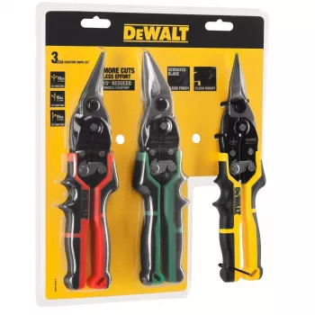 DeWALT DWHT14676-0 žirklių rinkinys metalo pjovimui, 3 vnt.