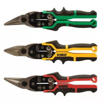 DeWALT DWHT14676-0 žirklių rinkinys metalo pjovimui, 3 vnt.