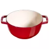 Fondiu rinkinys Staub 18 cm Cherry, apvalus 0,25 L, 187×100 mm, 4,6 kg