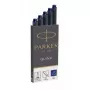 Parker 1950384 rašiklio šerdies užpildas, mėlynas, 5 vnt.