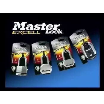 Spynos korpusas MASTER LOCK M178EURD 57 mm pločio Excell cinko korpusas, savo kodo nustatymas, juoda