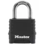 Spynos korpusas MASTER LOCK M178EURD 57 mm pločio Excell cinko korpusas, savo kodo nustatymas, juoda