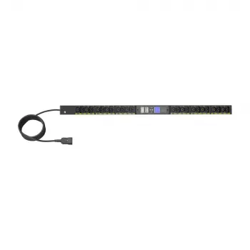 Eaton EVMAFC20A maitinimo skirstytuvas PDU, 24 AC lizdai, 22.5U, juoda