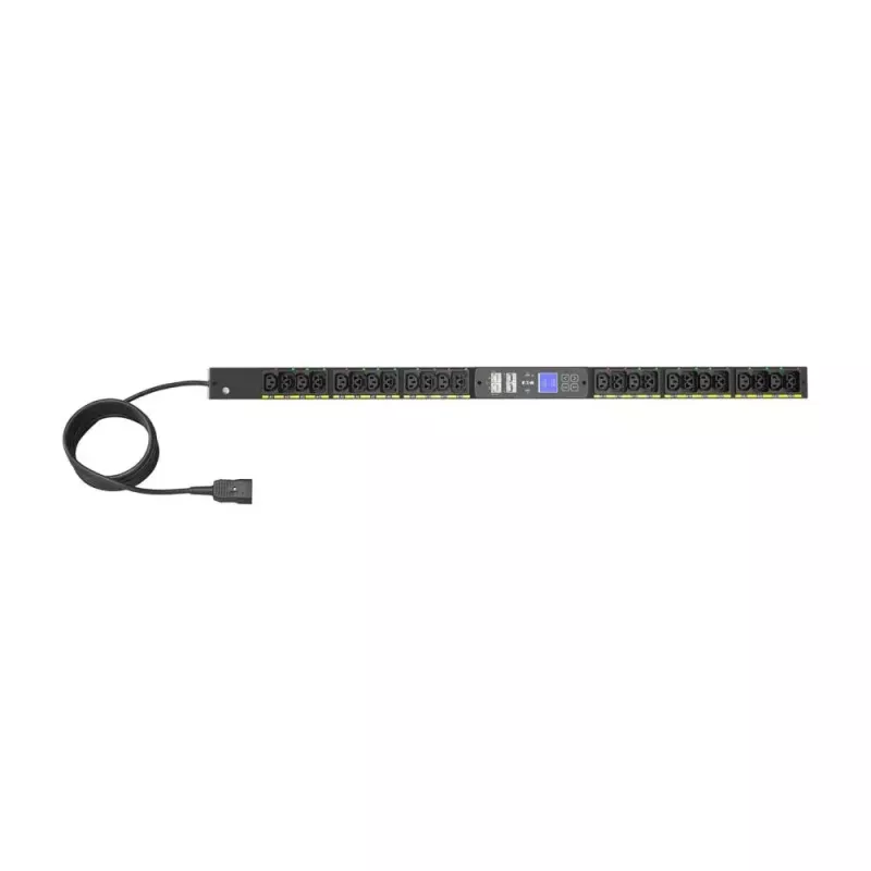Eaton EVMAFC20A maitinimo skirstytuvas PDU, 24 AC lizdai, 22.5U, juoda