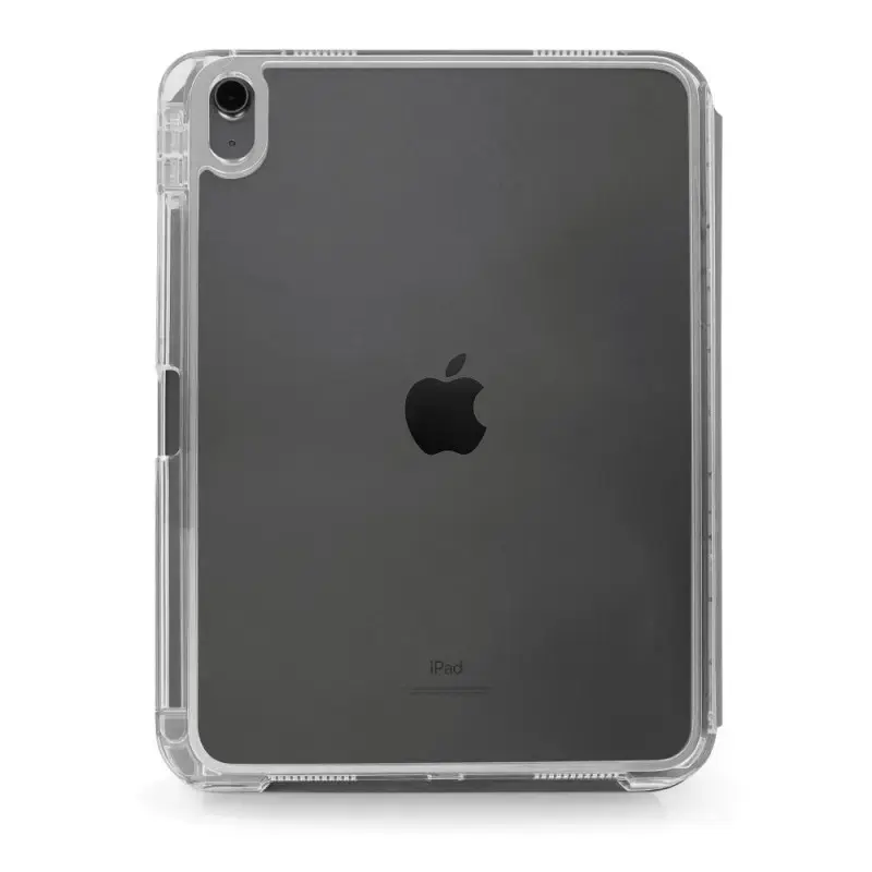 Planšetinio kompiuterio dėklas Port Designs 201350, skirtas iPad 10,9 colio (27,7 cm), PET, 3 stovo režimai, Juoda/Permatoma