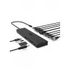 Dokavimo stotelė nešiojamam kompiuteriui Port Designs 901906-W USB 3.2 Gen 2 Type-C juoda
