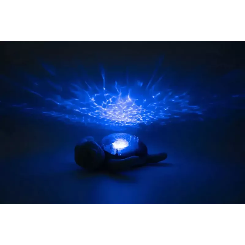 Naktinė lemputė Freestanding Cloud B Tranquil Turtle Blue su automatiniu išjungimu