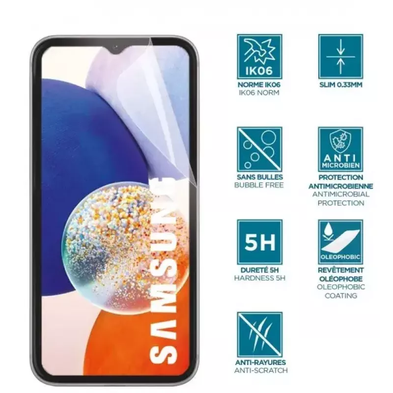 Apsauginis stiklas Mobilis 036289 Samsung Galaxy A14 4G 5G Skaidrus